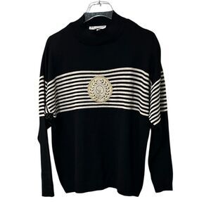 St. John Separates Nautical Sweater Size L